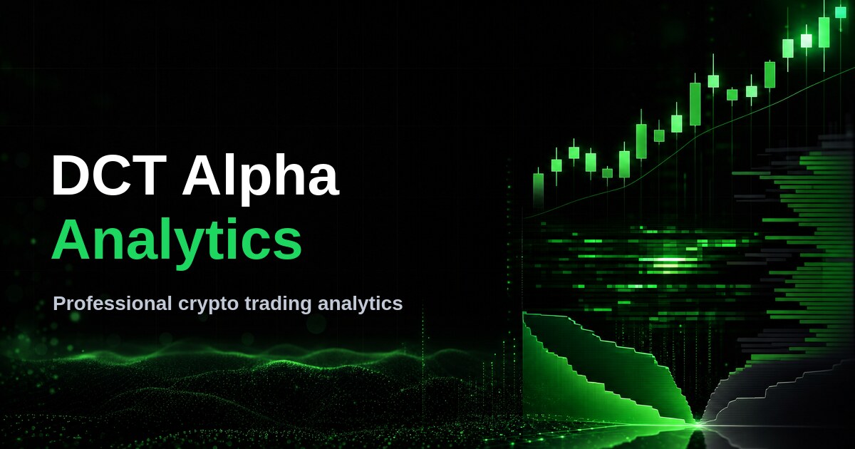 DCT Alpha Analytics - Professional Crypto Trading Analytics Platform